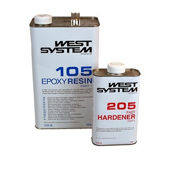 West System Epozy B Pack 6 kg -  105 Resin and 205  hardener