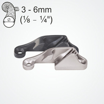 Clamcleat CL218 Mk1 Port Entry - Silver or Anodised Clamcleat CL218 Mk1 Port Entry - Silver or Anodised