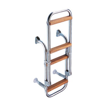 Trem Folding Boarding Ladder - 2 + 2 Wooden Steps