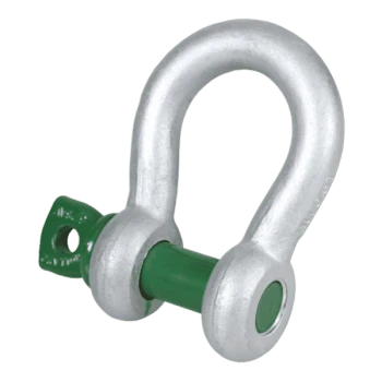 Green Pin  Bow Shackles  Collar Pin