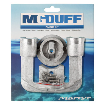 MG Duff Mercury / Mercruiser Bravo 1 Engine Anode Kit CMBRAVO1KITA - Aluminium