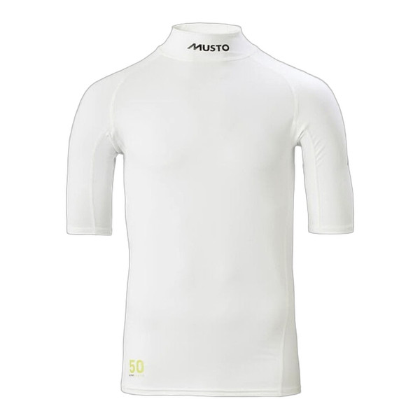 Musto Sunblock Short Sleeve Rash Guard - white