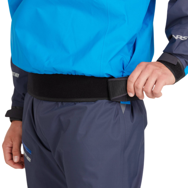 NRS Men's Echo Splash Jacket - Blue, Front