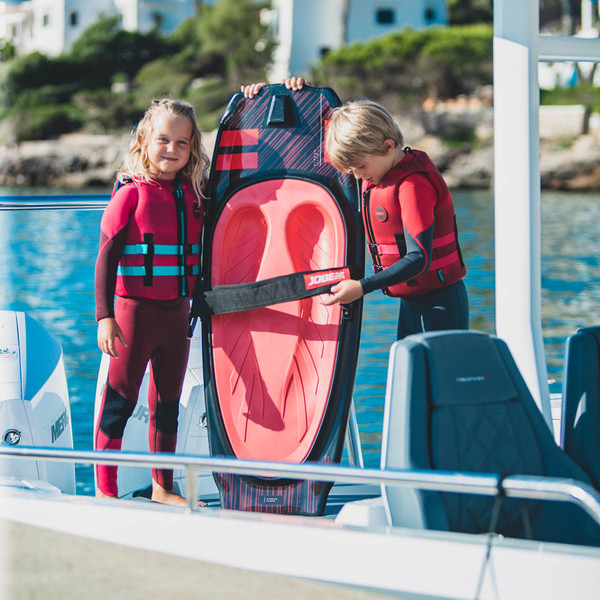 Jobe Boston Kids Full 3/2mm Wetsuit - Red, action