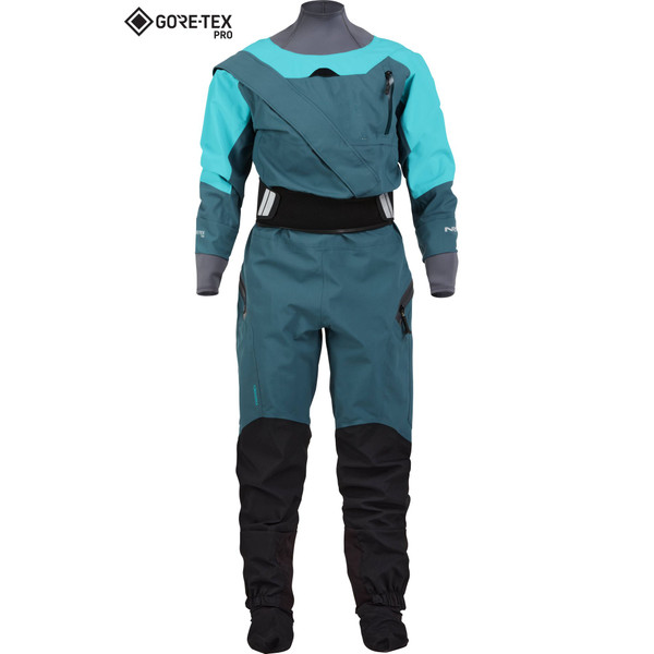 NRS Women's Axiom GORE-TEX Pro Dry Suit - Mediterranea/Aqua_1