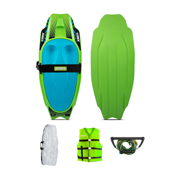 Jobe Slash Kneeboard Package - Lime Green