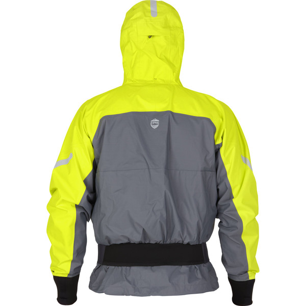 NRS Men's Riptide Splash Jacket - Chartreuse/Gray