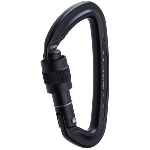 NRS Sliq Screw Lock Carabiner - Black_1