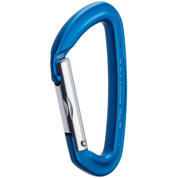 NRS Straight Gate Sliq Carabiner - Bright Blue