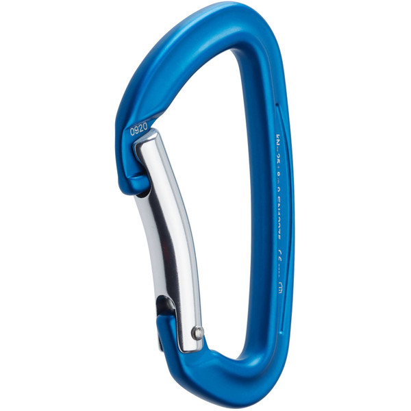 NRS Bent Gate Sliq Carabiner - Bright Blue_2