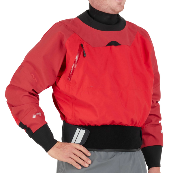 NRS Men's Rev GORE-TEX Pro Dry Top - Red Lifestyle_3