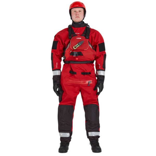 NRS Extreme SAR Dry Suit - Red