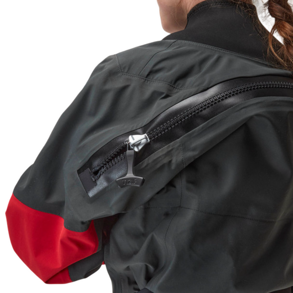 NRS Women's Pivot Dry Suit - Graphite Lifestyle_3