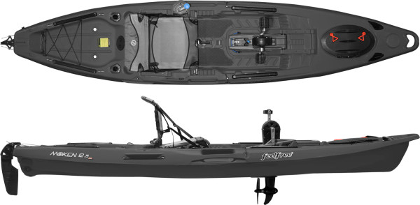FeelFree Moken 12.5 Angler Pedal Kayak - charcoal_4 