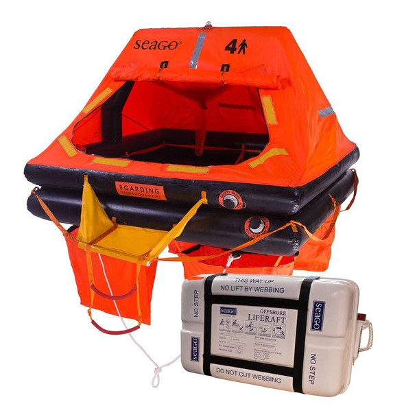 Seago Sea Master Container 12 Man Liferaft > 24hrs ISO9650-1