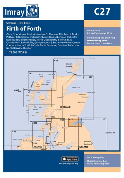 Imray C27 Firth of Forth Chart