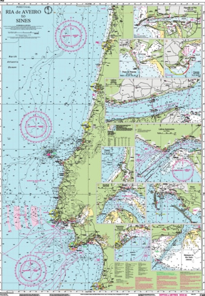 Imray C49 Ria de Aveiro to Sines Chart