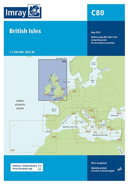 Imray C80 British Isles Chart