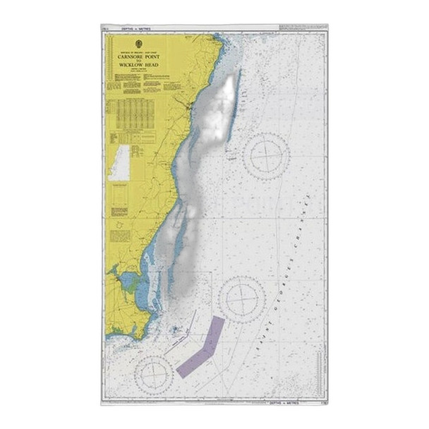ADMIRALTY Chart 1787: Carnsore Point to Wicklow Head
