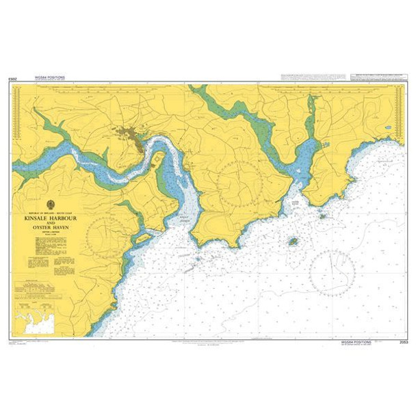 ADMIRALTY Chart 2053: Kinsale Harbour and Oyster Haven