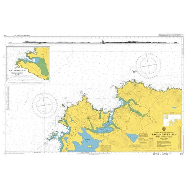 ADMIRALTY Chart 2703: Broad Haven Bay and Approaches