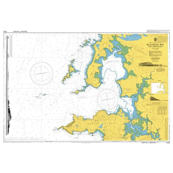 ADMIRALTY Chart 2704: Blacksod Bay and Approaches