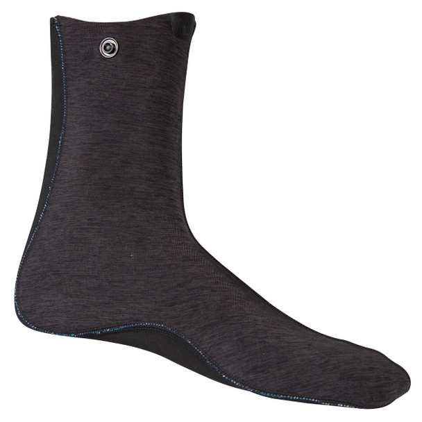 NRS HydroSkin 0.5 Wetsocks - Charcoal Heather, inner side