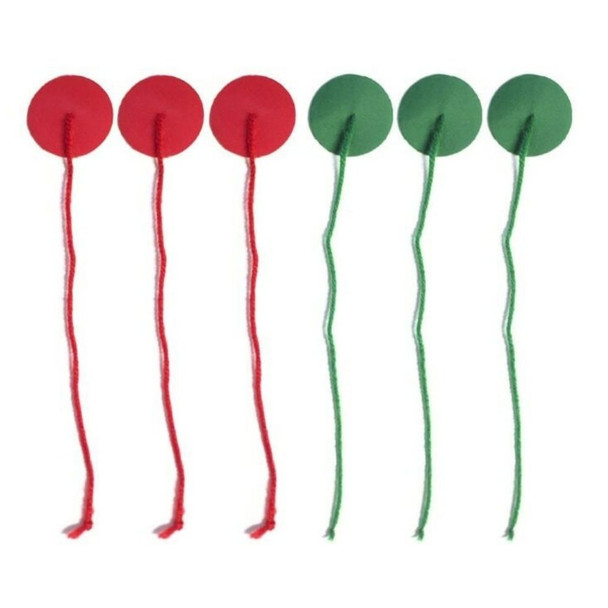 Rooster Teflon Coated Telltales 3 Red And 3 Green