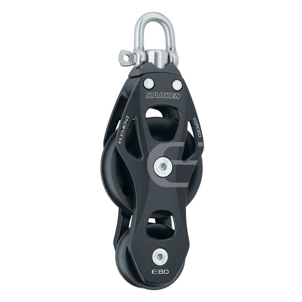 Harken Aluminum Element Fiddle Swivel Block 6292 - 80mm