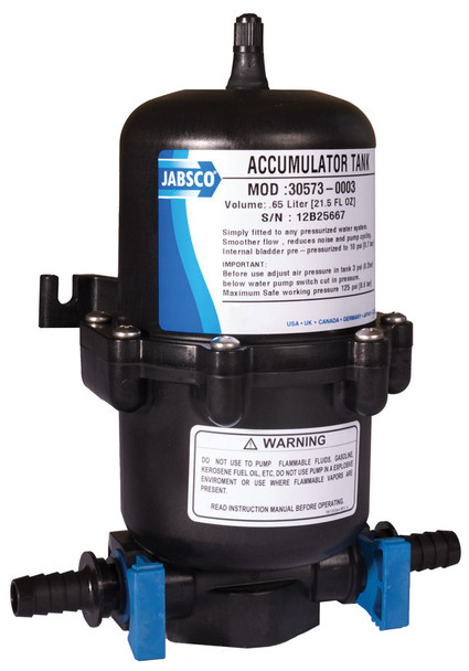 Jabsco Pressurized Accumulator Tank - 0.6L 30573-0003