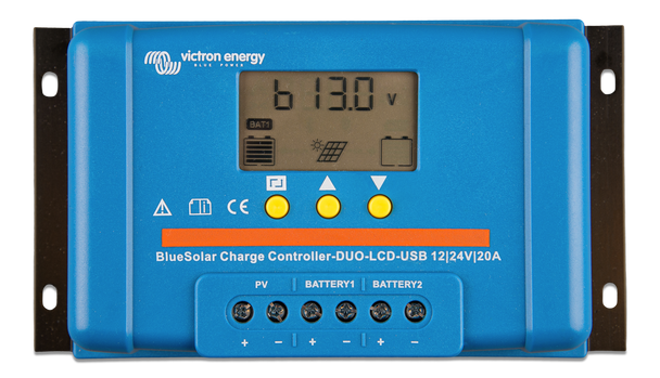 Victron Energy BlueSolar PWM-DUO USB Charge Controller - 12V/24V (20A)