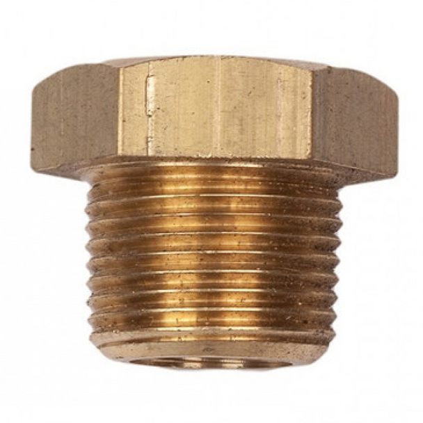 MG Duff Threaded Brass Plug - 1/4" NPT Thread