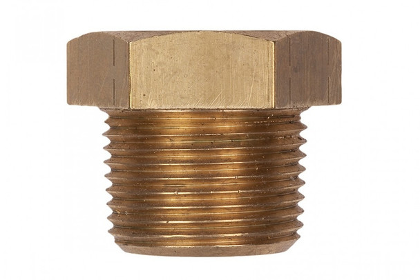 MG Duff Threaded Brass Plug PP1000B - 1" NPT Thread