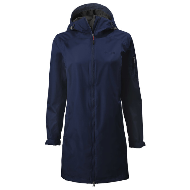 Musto navy Sardinia Long Women's Rain Jacket