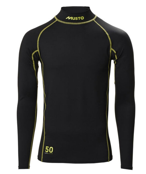 Musto Sunblock Long Sleeve Rash Guard - Black