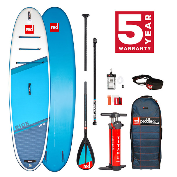 Red Paddle Ride 10' 6" SUP Package  2021 Model