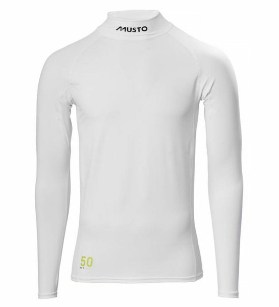 Musto Sunblock L/Sleeve Rash Guard- White