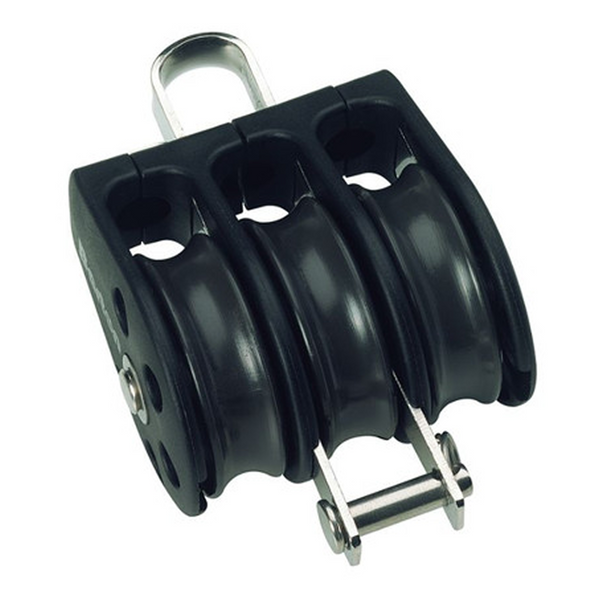 Barton Size 3 Triple Fixed Eye & Becket Block BN03311