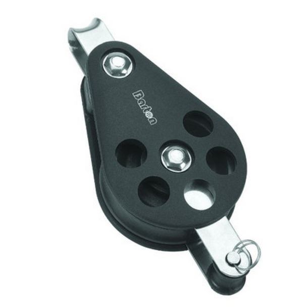 Barton Size 6 Single Fixed Eye & Becket Block BN06111