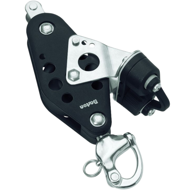 Barton Size 5 Fiddle Snap Shackle Becket & Cam Block