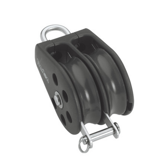 Barton Ball Bearing Size 1 Double Fixed Eye & Becket Block