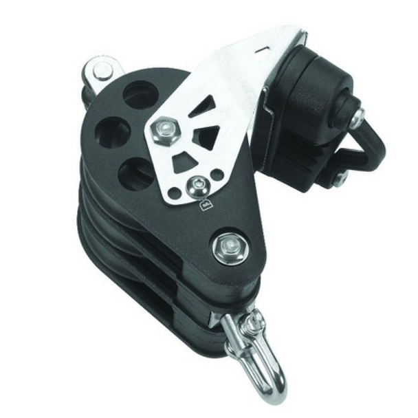 Barton Ball Bearing Size 7 Triple Swivel,  Becket & Cam Block