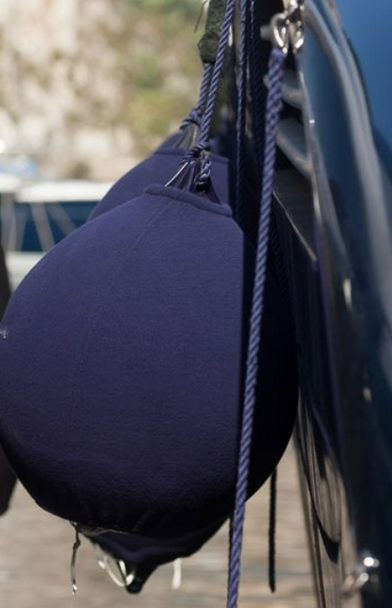 Navy Fendress Single Thickness Round Fenders
