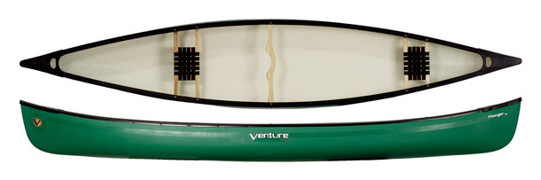 Venture Ranger 162 Canoe, Dark Green, Corelite