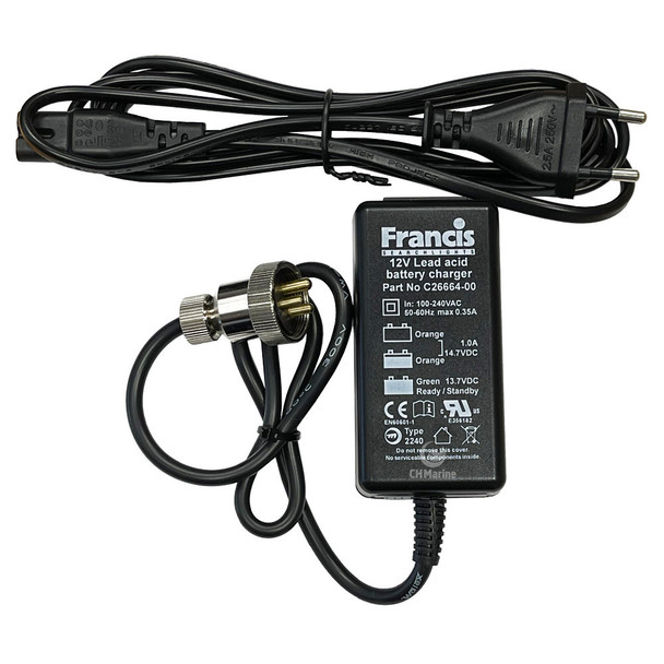 Francis Battery Charger for Aldis Lamp FSP127 - 110v/220v - 24v