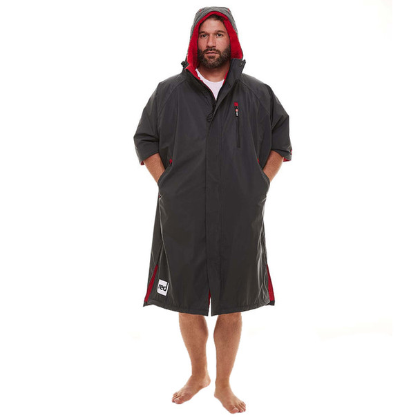 Red Paddle Pro Change Robe Evo - Short Sleeve - grey - men