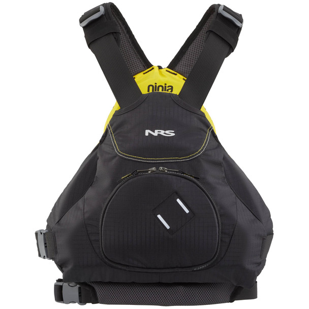 NRS Ninja kayaking pfd, Black, Front