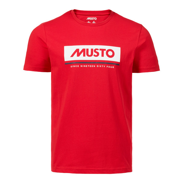 Musto Marina Logo Tee - True Red