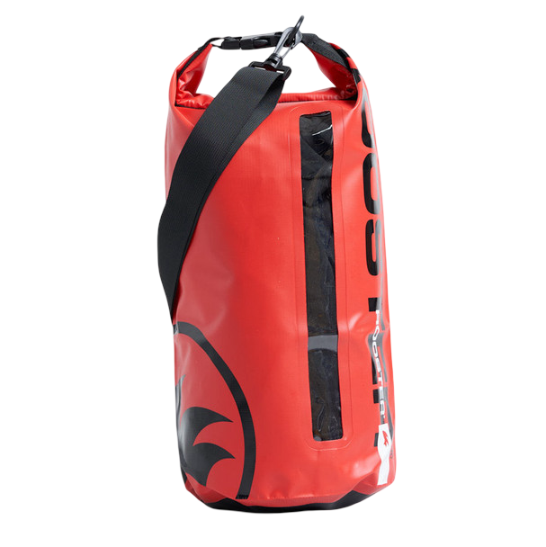 The Rooster 10L Roll Top Dry Bag in red