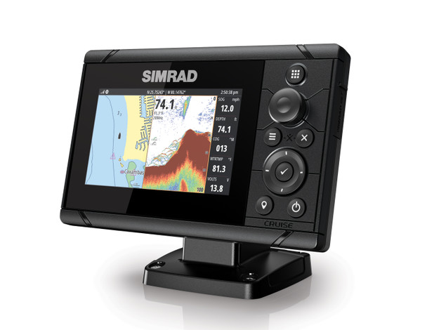 Simrad Cruise 5 Chartplotter Side View